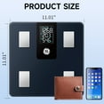 thumbnail image 4 of GE Smart Body Fat Scale Bluetooth - LCD, Measures Weight, BMI, 13 Metrics, Rechargeable, 4 of 7