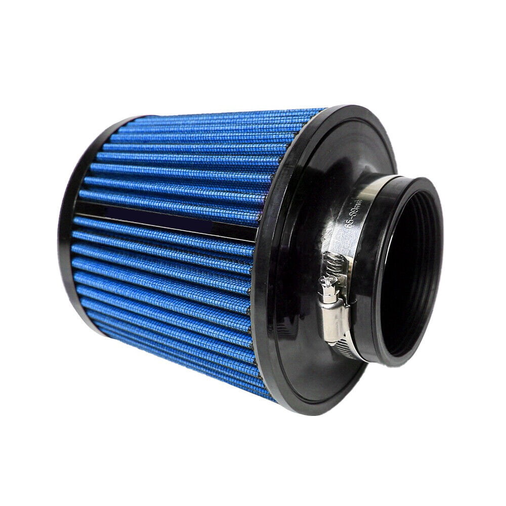 New 3 inch 76mm Cold Air Intake Cone Replacement Dry Air Filter High Flow Inlet
