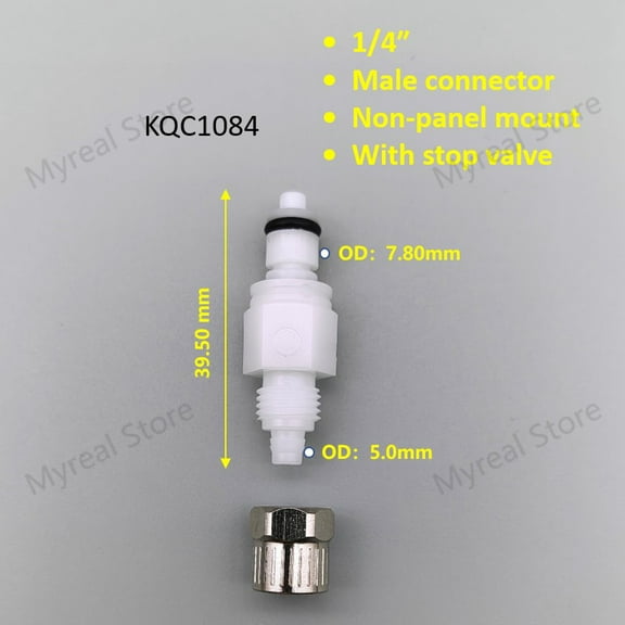 1-8 Male-CPC Quick Disconnect Connectors, Plastic Pipe Fittings, PMCD PLCD
