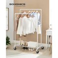 HeavyDuty Clothes Rack DoubleRod Clothing Rack for Hanging Clothes