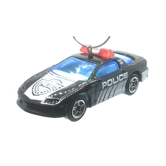 Christmas Ornament for Chevy Camaro Z-28 Police Car Black White