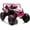 Pink, variant on EastVita 24V 7 Ah Ride On Cars Utv 2 Seater for Kids, 4WD/2WD Switchable Electric Cars Vehicles for Kids 3-8 Years w/Remote Control,19 Inch Wide Seat, Eva Tires, 3 Speeds, Purple Pink