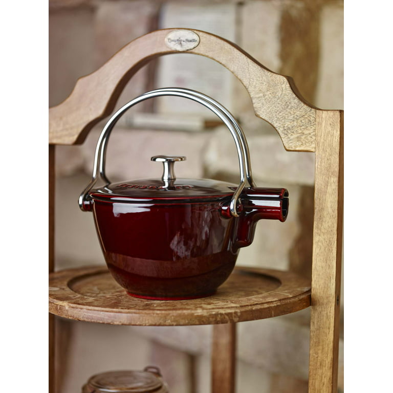 STAUB Teapot 1QT Grenadine - Cottonwood Kitchen + Home