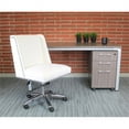 thumbnail image 4 of Boss Office Chaise de Bureau en Velours Blanc, 4 of 4