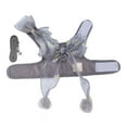 thumbnail image 1 of Juego de arnés y correa para gato, chaleco transpirable con lazo de hada, cuerda para gato para caminar al aire libre, gris hada L, 1 of 5