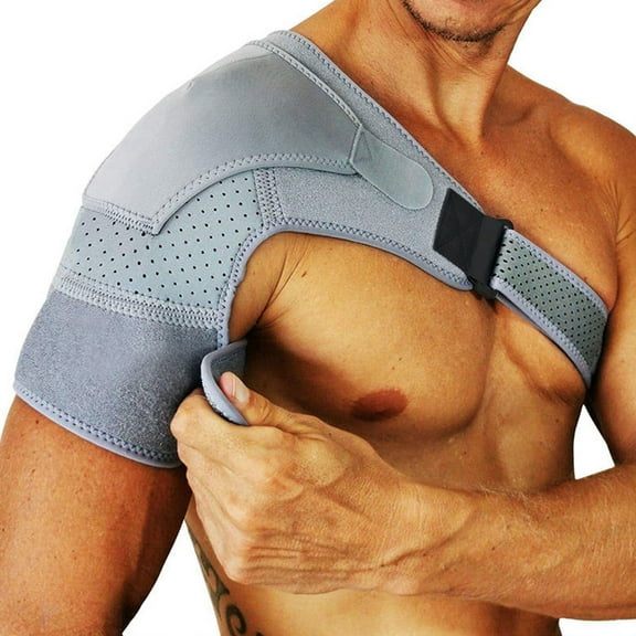 Shoulder Brace, Rotator Cuff Support Brace with Superior Breathability, Pressure for Preventing Strains and Dislocation, Alleviating Shoulder Pain, Adjustable Fit for Men and Women