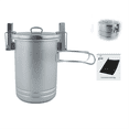 thumbnail image 2 of Camping Cooking Set Outdoor Portable Picnic Camping Pot Stainless Steel Pot Multifunctional Travel Camping Pan Accessory,1 Set * Outdoor Camping Pot,Silver, 2 of 7