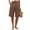 CUW122-Camel, variant on Lumtrix Cotton Linen Womens Bermuda Shorts Dressy Wide Leg Summer Shorts Buttons Pleated High Waisted Baggy Knee Length Short Pants Khaki L