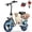 White, variant on INSDRGN Electric Scooter with Seat, 1600W Peak Motor, 48V 16AH Battery, 20MPH, 42Miles Foldable 14" E Scooter for Commuting, Black