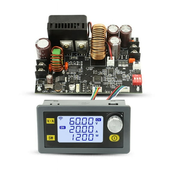 Adjustable DC Regulated Power Supply Constant Voltage Constant Current Maintenance 20A/1200W Step-Down Module