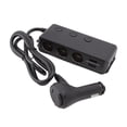 thumbnail image 4 of Divisor de toma de corriente para coche, adaptador de encendedor de cigarrillos, adaptador divisor para coche, adaptador de enchufe para coche, resistente y resistente, 4 of 8