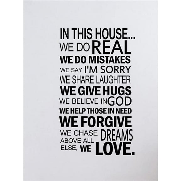 Mural DIY Vinyl Wall Kid's Room Quote Words Art Mural Wall Sticker Decal Black