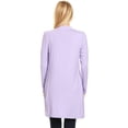 thumbnail image 4 of Women's Casual Open Front Basic Long Sleeves Side Pockets Solid Cardigan, 4 of 4