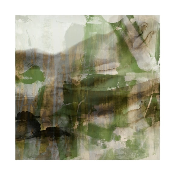 Sisa Jasper 'Surface in Green I' Canvas Art