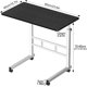 thumbnail image 2 of Mesa Auxiliar con Ruedas para Sala y Dormitorio - Altura Ajustable - Ideal para Laptop, Sofá y Café - Diseño Moderno y Minimalista (Negro), 2 of 4