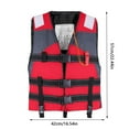 thumbnail image 1 of EGNMCR Portable Adults Swimming Buoyancy Undershirt Oxford Cloth Buoyancy Undershirt Life Jacket Life jackets, 1 of 5