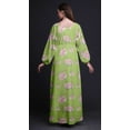 thumbnail image 2 of Bimba Robe Maxi d'Été Décontractée pour Femmes en Georgette Mousse à Imprimé Floral de Roses et de Renoncules, Taille Élastique Longue - Très Petit, 2 of 5