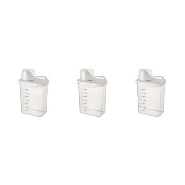 Injueey Caja de almacenamiento de alimentos de gran capacidad, organizador de arroz transparente a prueba de polvo, caja de granos, contenedor Type1 NO1