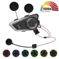 thumbnail image 1 of Mistaha X5 Riding Helmet Bluetooth Headset Bluetooth 1000M Riding Intercom Motorcycle Music Sharing Helmets Headset, 1 of 8