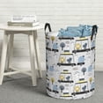 thumbnail image 6 of Lsque Lion Hippo Elephant On The Car Pattern Laundry Hamper Basket, Tall Woven Rope Hamper Basket for Clothes, Lightweight Storage Basket, Collapsible Waterproof-Medium, 6 of 6