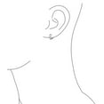 thumbnail image 4 of Bling Jewelry Unisex Simple Basic Polished Round Huggies Mini Hoop Earrings Rose Gold Stainless Steel, 4 of 7