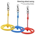 thumbnail image 4 of Toystoory Volante Columpio Colgando Anillo giratorio Exterior Interior Patio trasero Cuerda de escalada Hebilla Kit Ejercicio de entrenamiento Escalada Rojo, 4 of 6