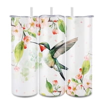 1pc Hummingbird Tumbler Birthday Gifts for Women Valentines Day for Her, 20oz Travel Coffee Mug with Lid Straw, Stainless Steel Water Bottle for Mother Grandma, Present for Mama Mom Sister Daughter