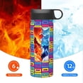 thumbnail image 6 of Sikiie Cassette Tapes Print 18OZ Insulated Straw Cup, Portable Leak-proof Sports Water Bottle, Stainless Steel Water Cup Suitable for Home and Outdoor, 6 of 8