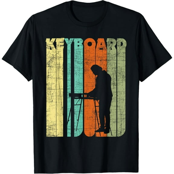 Vintage Keyboard Player Keyboardist Keyboarder Pianist T-Shirt mens t shirt,black,women,funny,misfits,men,journey