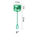 thumbnail image 2 of Kingtowag Clearance! Fish Tank Cleaner 4Inch Aquarium Net Fish Tank Net Fine Mesh Fish Catch Net with Plastic Handle, 1 Fishing Net, 2 of 8