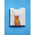 thumbnail image 3 of Warm Teddy Bear Design Sweatshirt Women -Image by Shutterstock, Female 3X-Large, 3 of 4