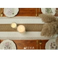 thumbnail image 6 of Boho Table Runner for Home Decor with Tassels 90 Inch Cream & Brown Macrame Runner for Dining & Bedroom Baby Bridal Shower Decor(12x90 Inches), 6 of 14