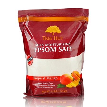 Tree Hut Shea Moisturizing Epsom Salt, Tropical Mango, 3 (Best Bath Salt Scents)