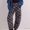 Navy, variant on Denim Pants, Women’S Baggy Barrel Jeans Vintage Y5K Wide Leg Boyfriend Fit Stretchy Comfort Ankle Pants Featuring Distressed Details and Floral Patchwork For Casual Fashion Khaki
