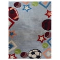 thumbnail image 2 of Rugsotic Carpets Hand Tufted Wool Eco-Friendly Area Rugs - 3'x5', Rectangle, Light Blue, Modern Contemporary Design, High Pile Handmade Anti Skid Rugs for Living Room, Bed Room (K03010), 2 of 5