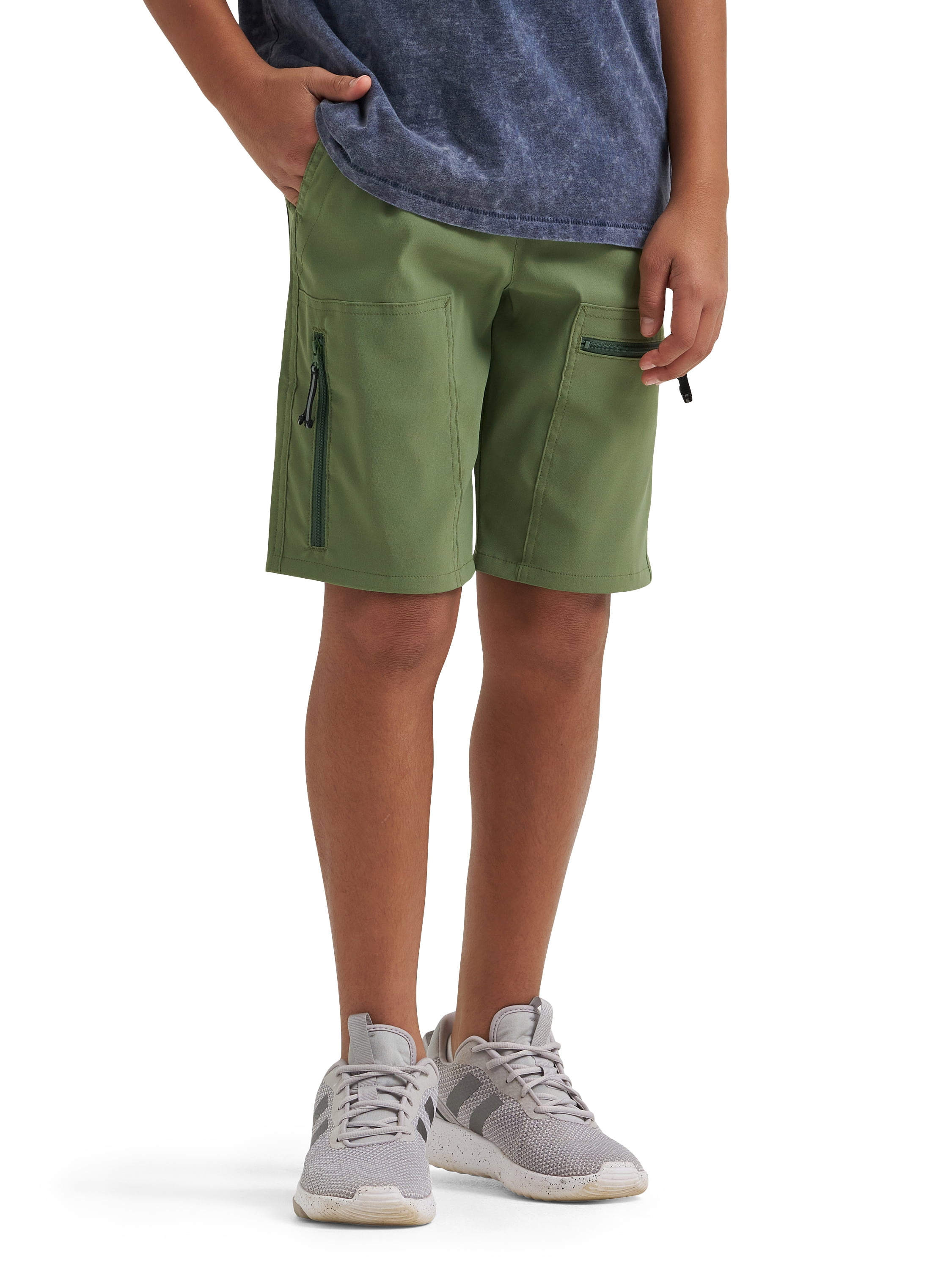 Wrangler® Boy's Tech Cargo Shorts with Screen Cleaner, Sizes XS-2XL & Husky