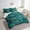 Teal, variant on Erosebridal Funny Dogs Bedding Queen Size, Corgi Pug Dachshund Comforter Sets with Sheets, Pet Lovers Home Decor, Reversible 7-Piece