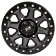 thumbnail image 3 of 4/110 Tusk Uinta Beadlock Wheel 14x7 5.0 + 2.0 Gunmetal/Black for Kymco Mxu 500I 2010-2014, 3 of 8