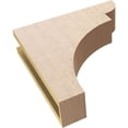 thumbnail image 6 of 4"W x 16"D x 16"H Thin Yorktown Rough Cedar Woodgrain TimberThane Corbel, Primed Tan, 6 of 6