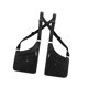 thumbnail image 5 of Bolso de hombro con doble axila, práctico y elegante, de piel sintética con bolsillo para senderismo. Negro, 5 of 8