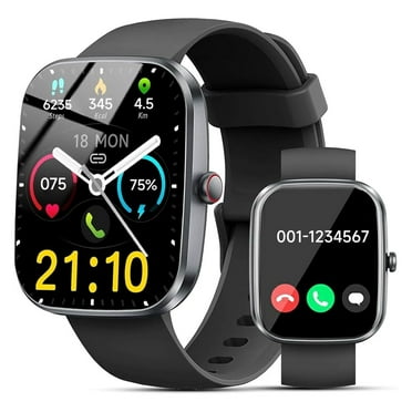 Smart Watch(Answer/Make Call), 1.91" Smartwatch for Men Women, 110  Sport Modes, Heart Rate/Sleep/Spo2 Monitor, IP68 Waterproof, Pedometer, HD Touchscreen, Activity Tracker for Android iOS