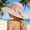 Pink, variant on CHENge Women's Wide Brim Straw Summer Hat for Outdoor Beach Sun with Breathable Bow Design