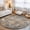 Gray, variant on Beige Teal Copper Rust Round Area Rugs 3 ft, Abstract Vintage Industrial Minimalist Washable Small Area Rug with Non-Slip Sturdy Edge Binding Round Front Door Mat Floor Carpet for Entryway