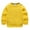 Yellow, variant on Zwiiyzr 2024 Boys and Girls Crewneck Sweatshirt Winter Kids Toddler Solid Color Long Sleeve Pullover Outerwear Black