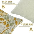 thumbnail image 4 of Yellow 100% Viscose Duck Canvas Decorative Throw Pillow Cover 20x20" – Soft, Durable Accent Cushion for Sofa or Living Room, 4 of 4