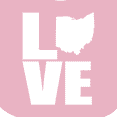 thumbnail image 4 of Inktastic Ohio Love Boys or Girls Baby Bib, 4 of 4