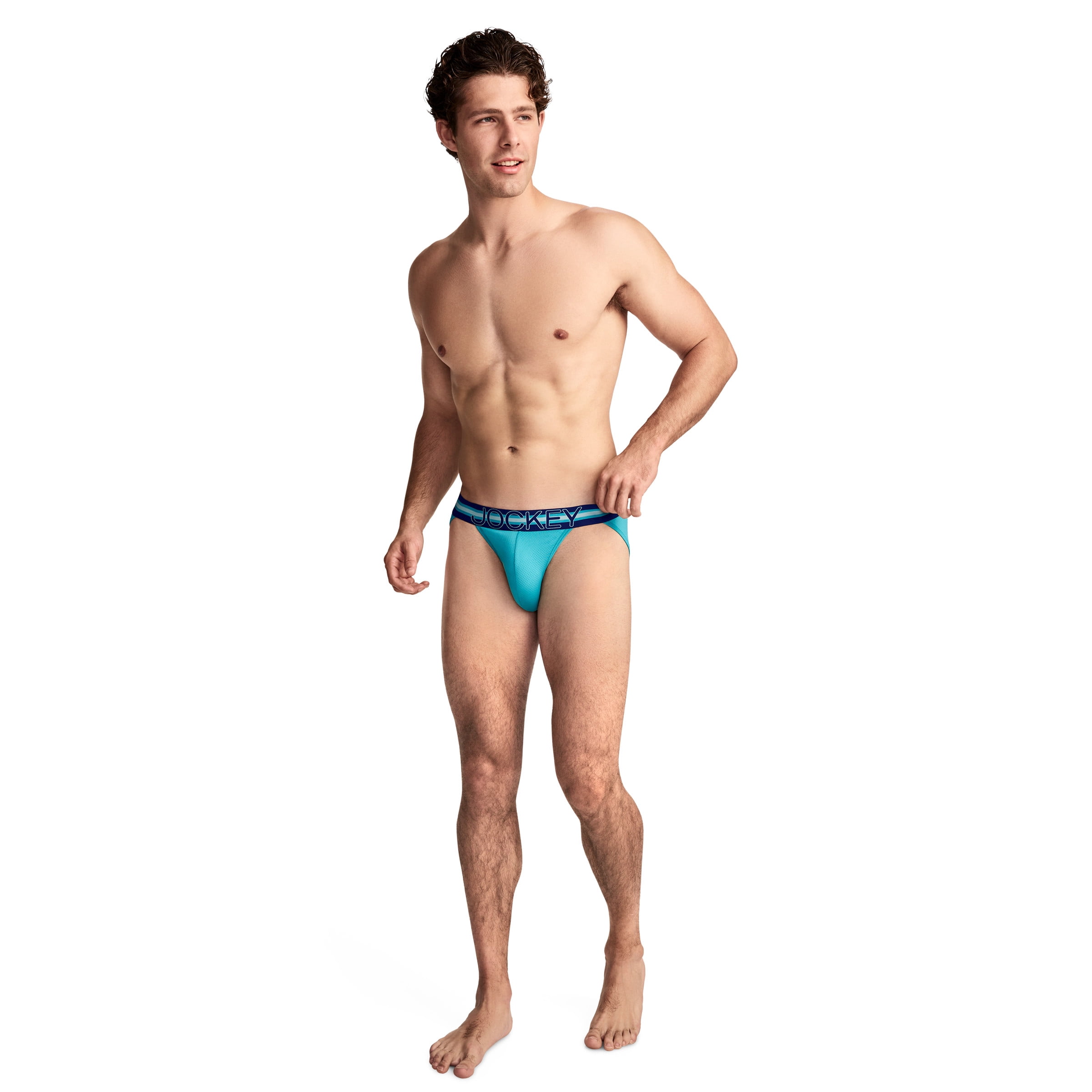Jockey Sport Men's Sport Stability Pouch Microfiber String Bikini