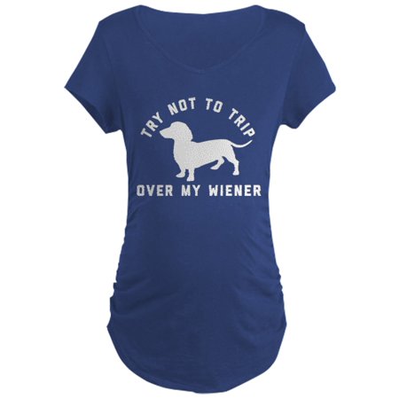 

CafePress - Try Not To Trip - Maternity Dark T-Shirt