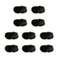 thumbnail image 5 of Fake Ball DIY Knitting Beanie Hats Art 10 Pieces for Scarves Clothes , Black, 5 of 9