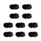 thumbnail image 5 of Pompones de piel sintética BLESIY bolas de pompones negro, 5 of 8